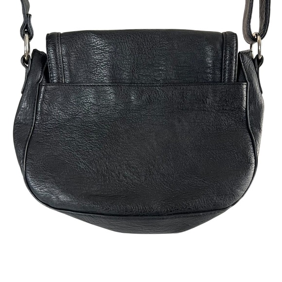 A+ Ellen Crossbody Bag Black Vegan Leather Adjustable - Picture 3 of 9